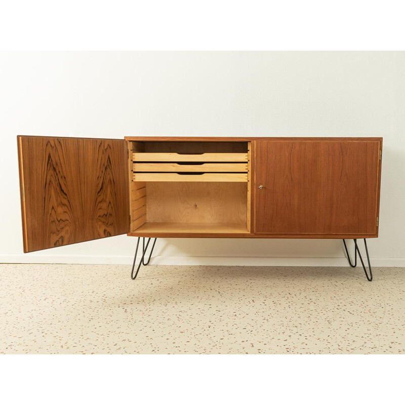 Vintage two-door teak sideboard by Poul Hundevad, Denmark 1960