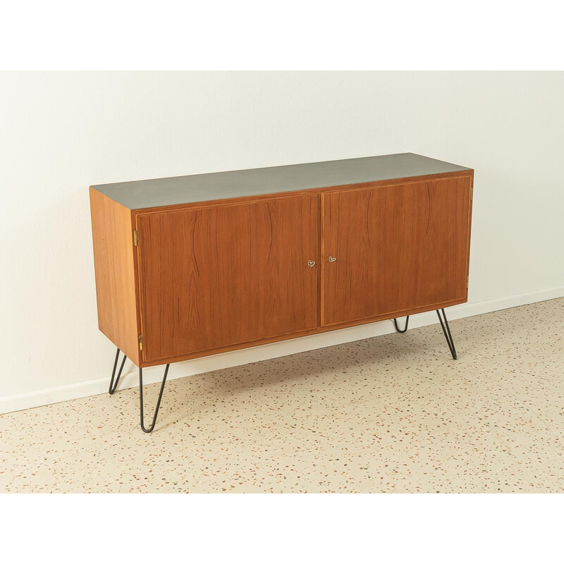 Vintage two-door teak sideboard by Poul Hundevad, Denmark 1960