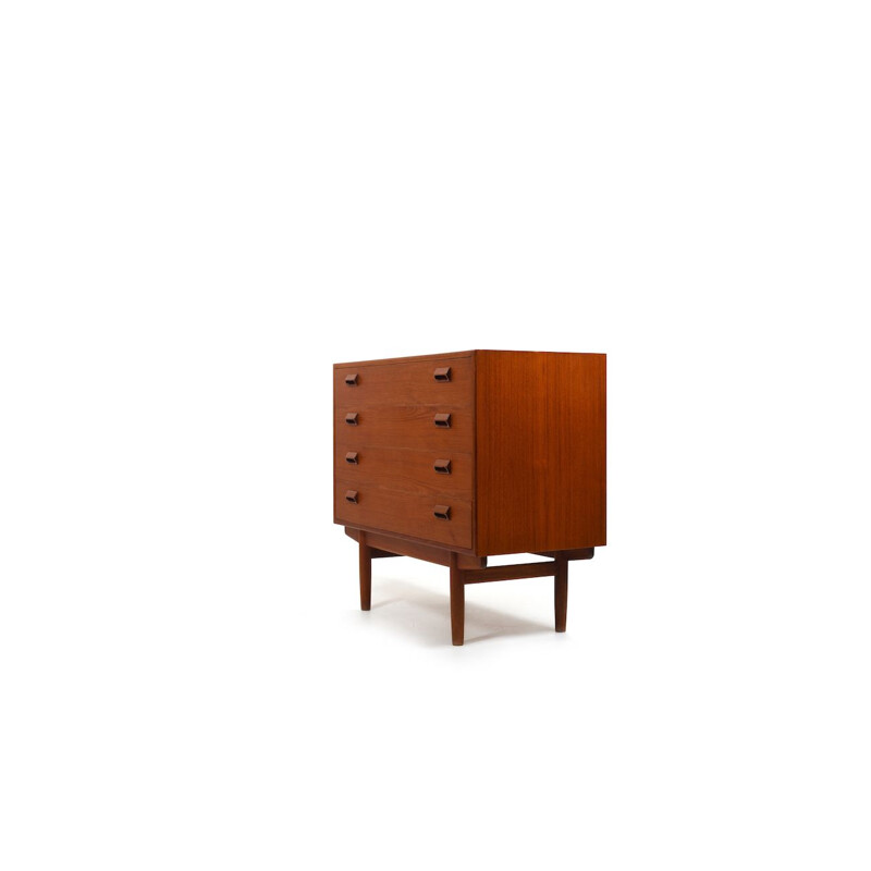 Vintage teak chest of drawers by Børge Mogensen for Søborg Møbler, Denmark 1950