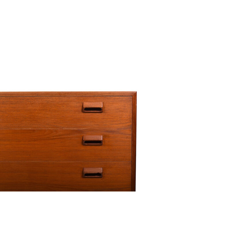 Vintage teak chest of drawers by Børge Mogensen for Søborg Møbler, Denmark 1950