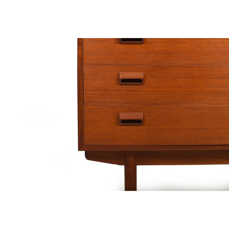 Vintage teak chest of drawers by Børge Mogensen for Søborg Møbler, Denmark 1950