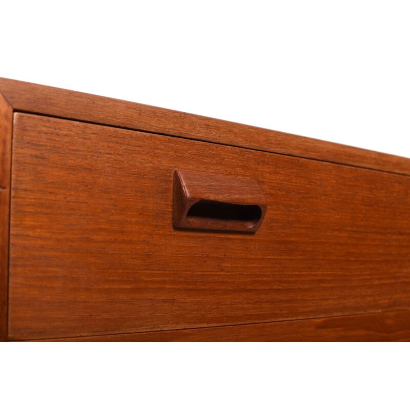 Vintage teak chest of drawers by Børge Mogensen for Søborg Møbler, Denmark 1950