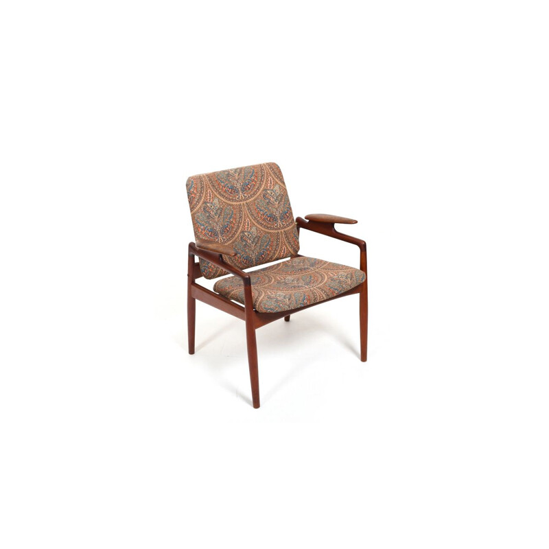 Vintage teakhouten fauteuil van John Bone voor Mikael Laursen, Denemarken 1960