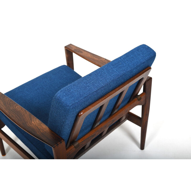 Vintage Deense fauteuil van Illum Wikkelsø voor Niels Eilersen, 1960