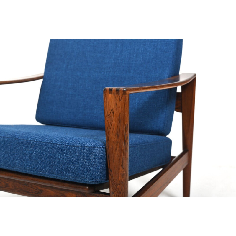 Vintage Deense fauteuil van Illum Wikkelsø voor Niels Eilersen, 1960