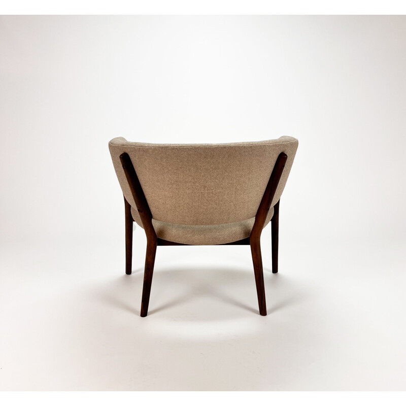 Fauteuil vintage Nd83 en palissandre par Nanna Ditzel pour Soren Willadsen, 1950