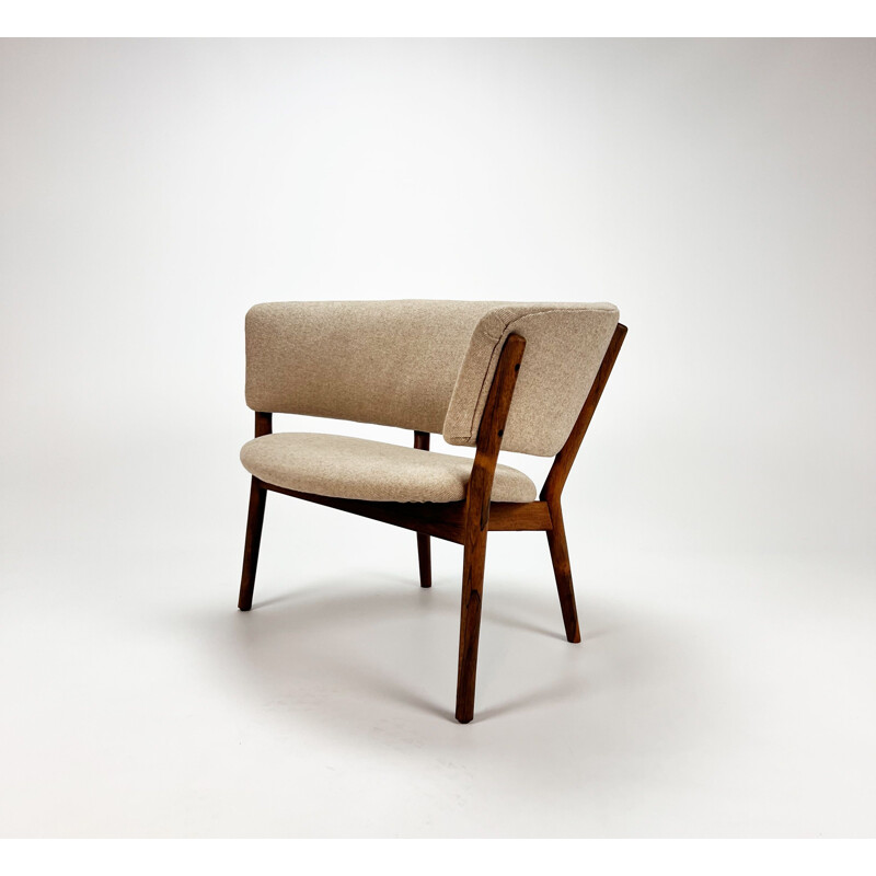 Mid century rosewood armchair Nd83 by Nanna Ditzel for Soren Willadsen, 1950s