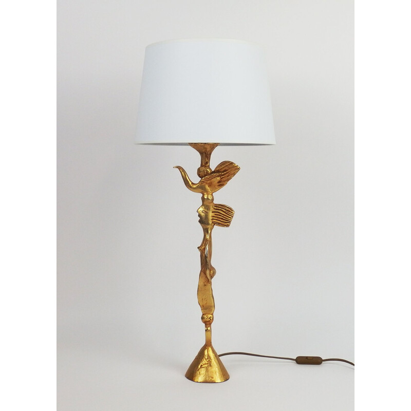 Lámpara de mesa vintage de Pierre Casenove para Fondica