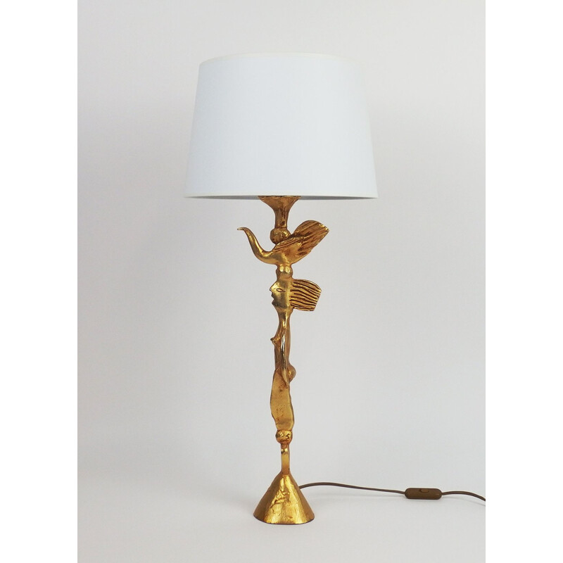 Vintage table lamp by Pierre Casenove for Fondica