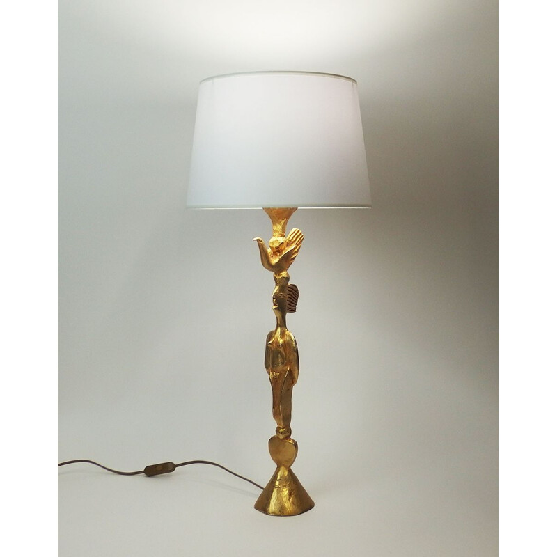 Vintage table lamp by Pierre Casenove for Fondica