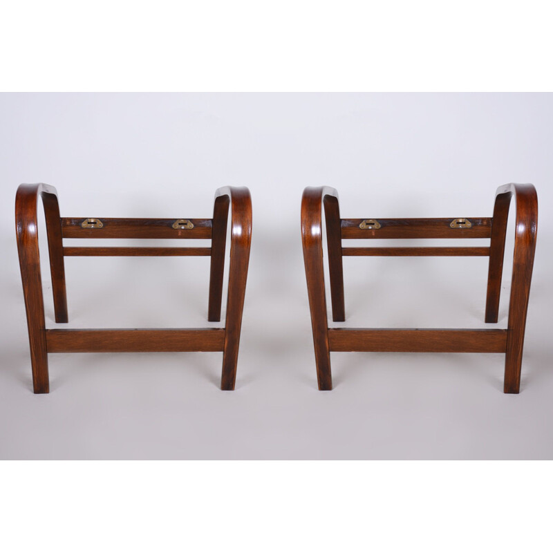 Paar vintage fauteuils van Kozelka en Kropacek, 1930