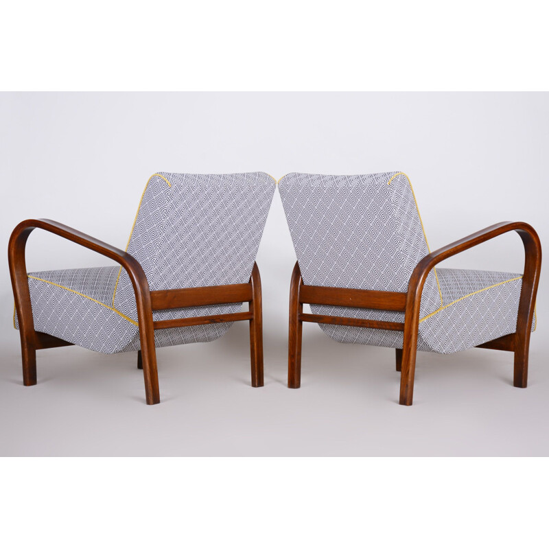 Paar vintage fauteuils van Kozelka en Kropacek, 1930
