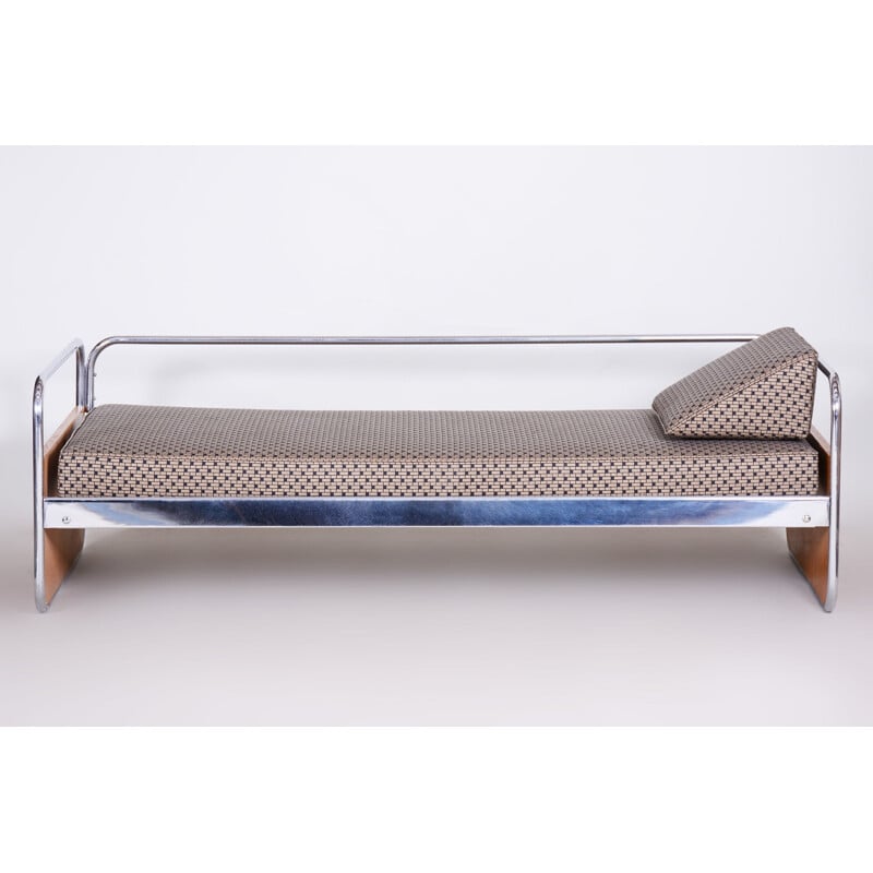 Vintage grey Bauhaus sofa by Hynek Gottwald, 1930s