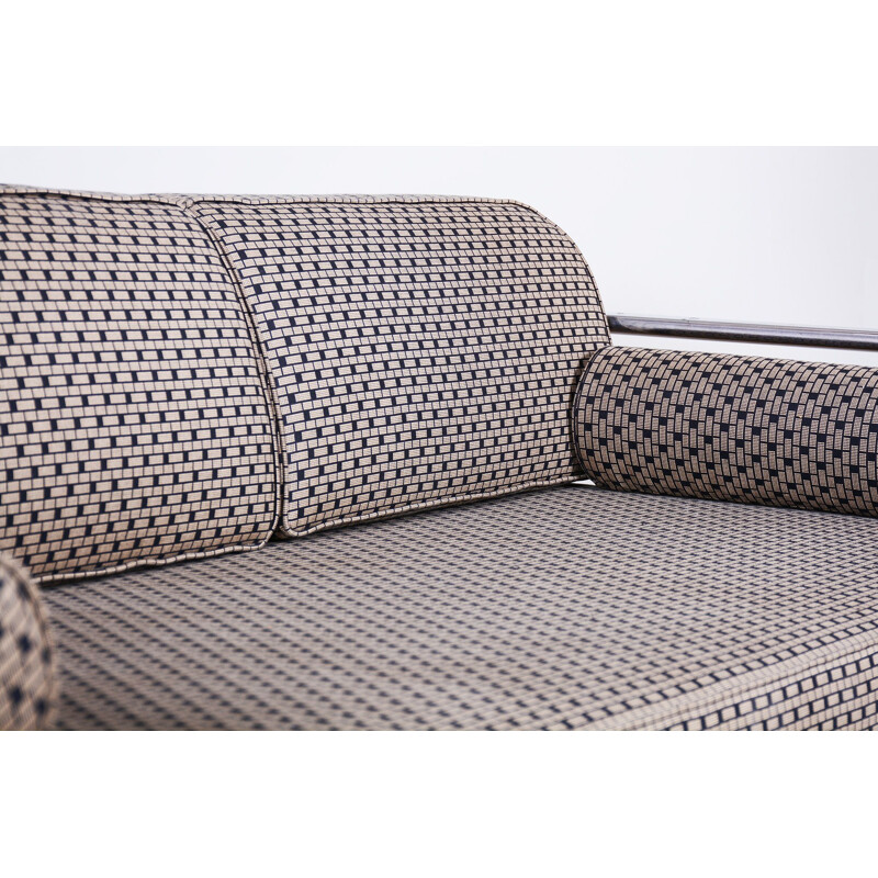 Bauhaus-Sofa in Vintage-Grau von Hynek Gottwald, 1930