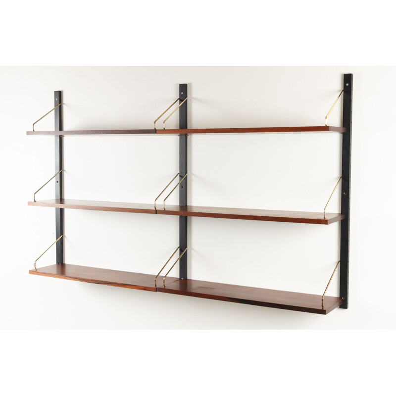 Danish vintage wall unit in rosewood by Poul Cadovius for Cado, 1960s