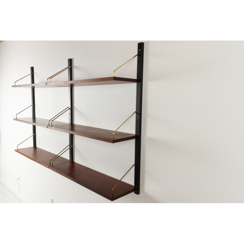 Danish vintage wall unit in rosewood by Poul Cadovius for Cado, 1960s