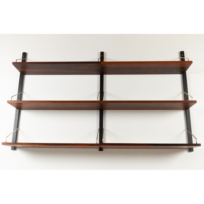 Danish vintage wall unit in rosewood by Poul Cadovius for Cado, 1960s