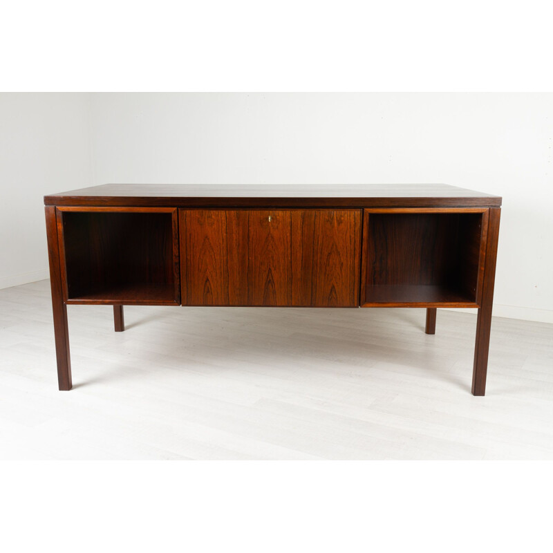 Danish vintage desk in rosewood by Omann Jun, 1960s