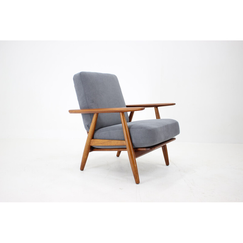 Vintage Sessel Ge-240 "Cigar" aus Eiche von Hans J. Wegner, Dänemark 1950