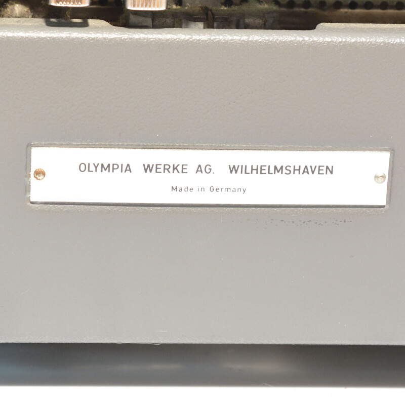 Vintage-Schreibmaschine Koffer von Olympia Wilhelmshaven, Deutschland 1960