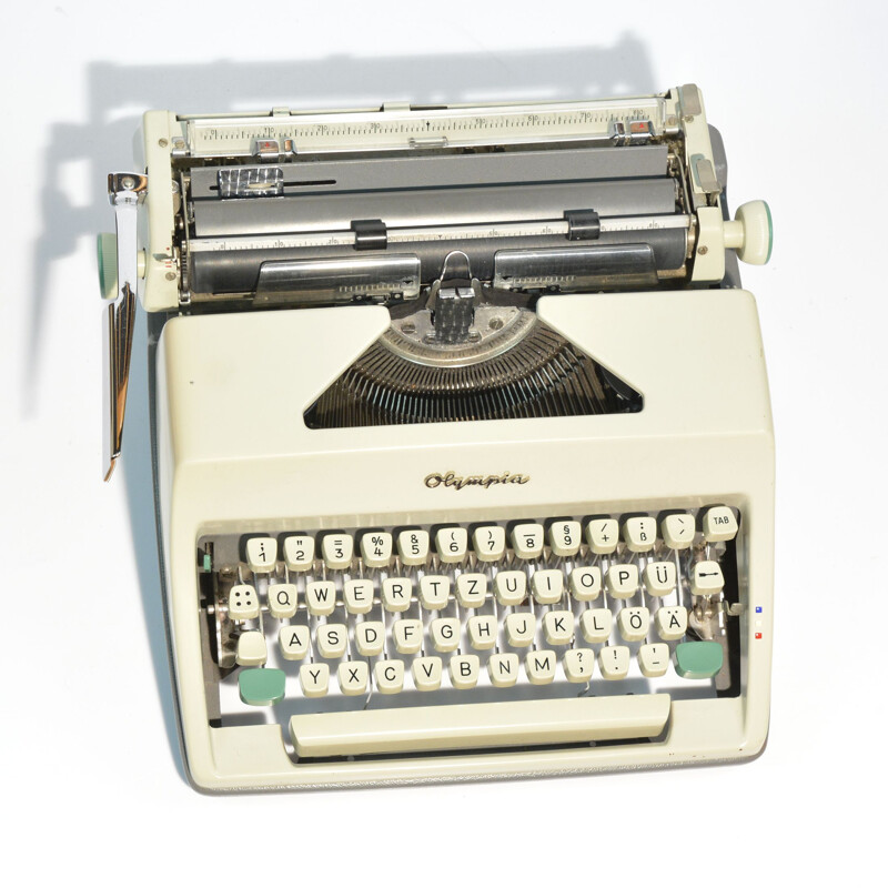 Vintage typewriter suitcase by Olympia Wilhelmshaven, Germany 1960