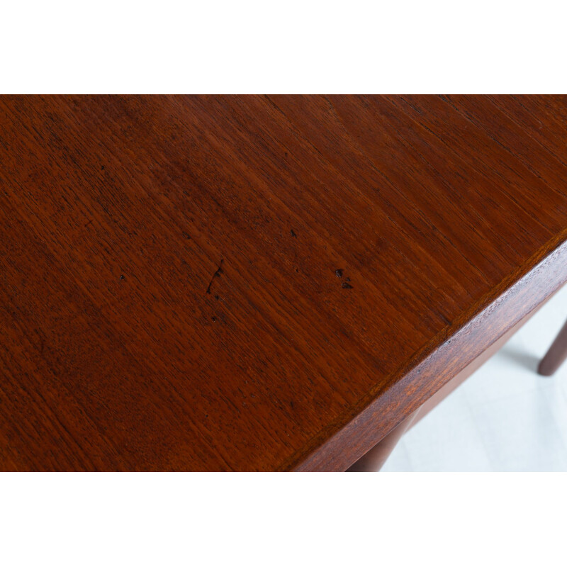 Vintage Danish desk in teak by Gunnar Nielsen for Tibergaard, 1960s