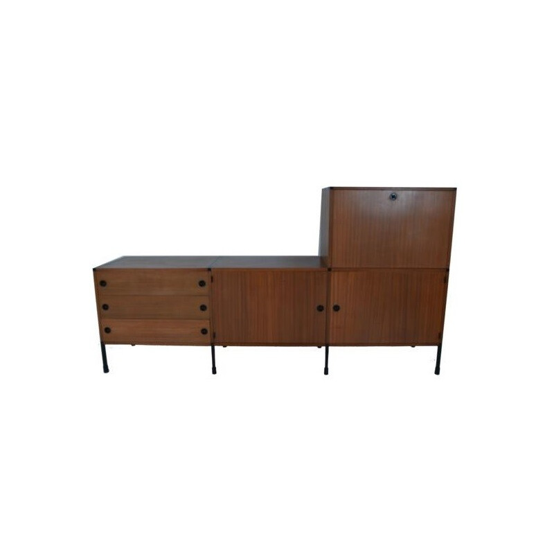 Large sideboard in teak, A.R.P - 1950s