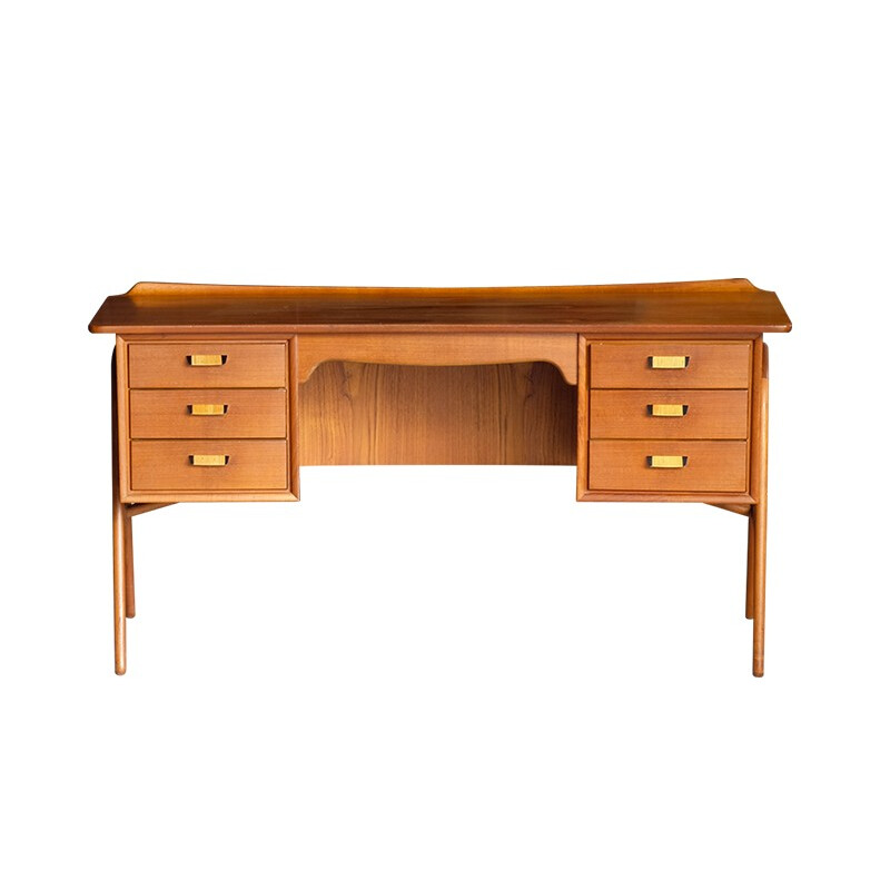 Teak Scandinavian desk, Svend Aage MADSEN - 1960s