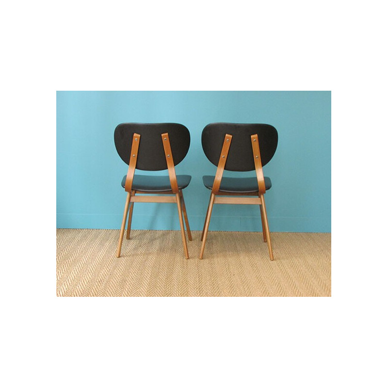 Pair of chairs "Plywood" - 1950s