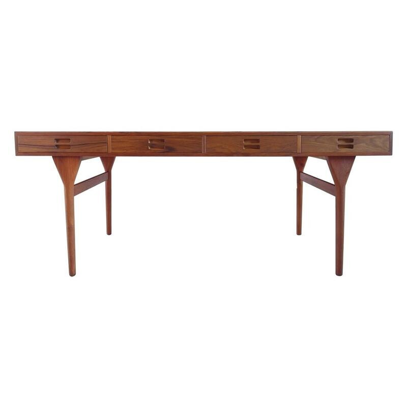 Large teak writing desk, Nanna DITZEL - 1950s