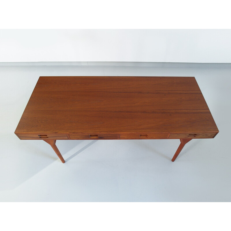 Large teak writing desk, Nanna DITZEL - 1950s