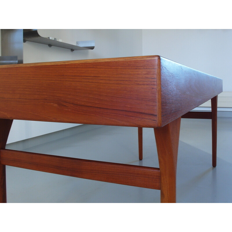 Large teak writing desk, Nanna DITZEL - 1950s