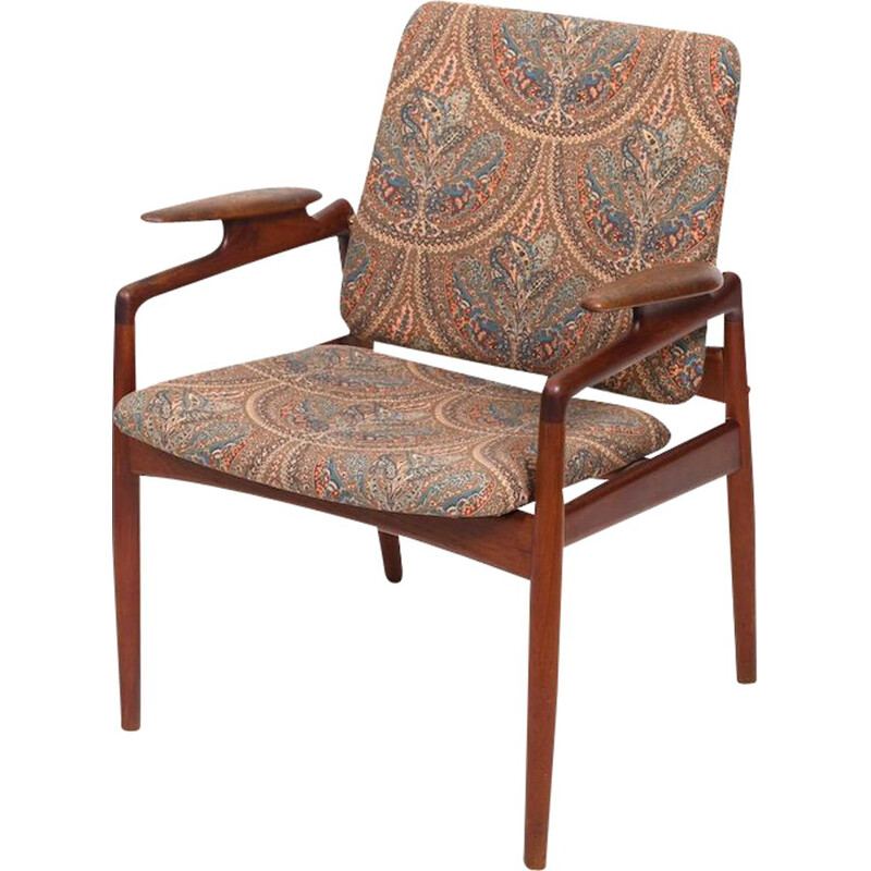 Vintage teakhouten fauteuil van John Bone voor Mikael Laursen, Denemarken 1960