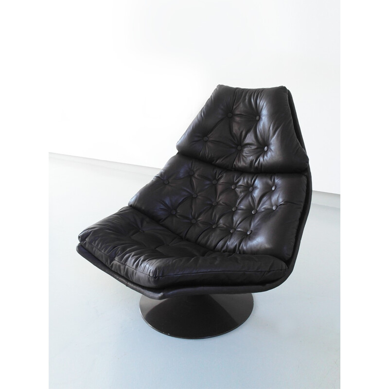 Swivel lounge chair F588 by Geoffery D'HARCOURT for Artifort - 1970s