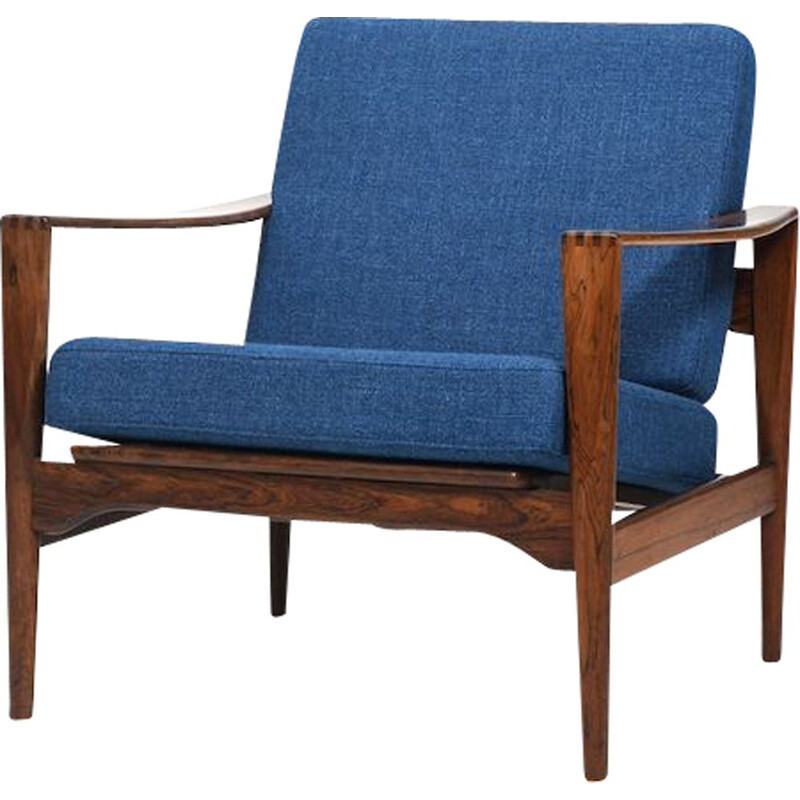 Cadeira de braços dinamarquesa Vintage por Illum Wikkelsø para Niels Eilersen, 1960