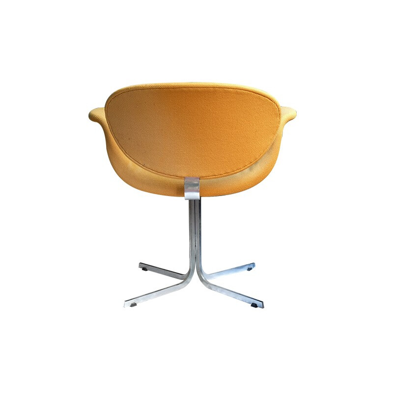 Yellow "Tulipe" chair, Pierre PAULIN - 1970s