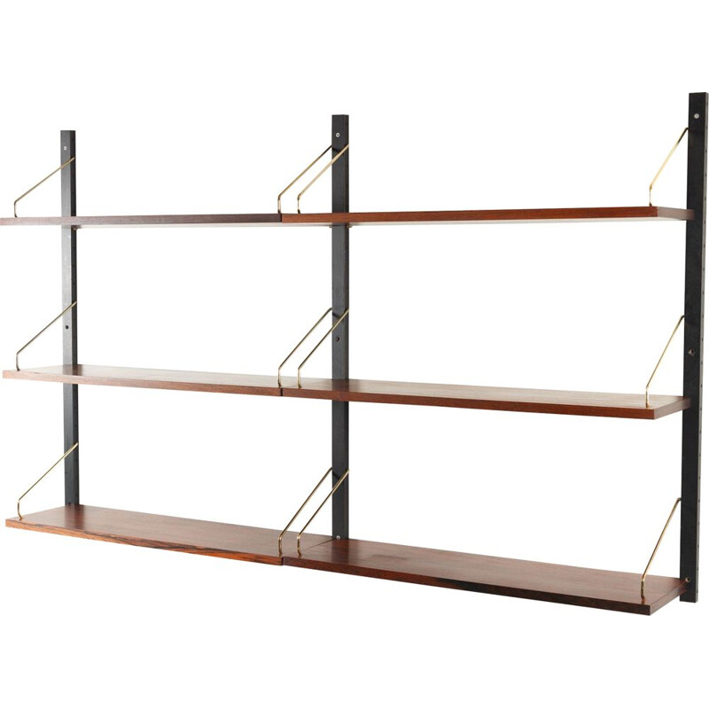 Danish vintage wall unit in rosewood by Poul Cadovius for Cado, 1960s