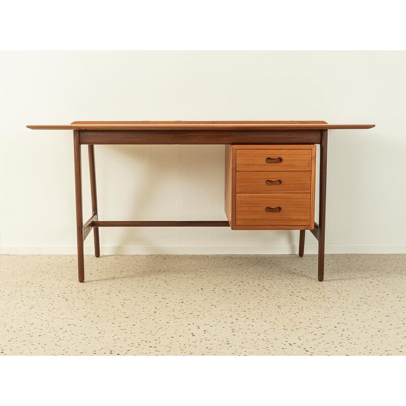 Vintage teak desk by Arne Vodder for Vamo Sønderborg, Denmark 1960s