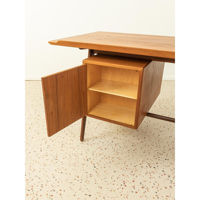 Vintage teak desk by Arne Vodder for Vamo Sønderborg, Denmark 1960s