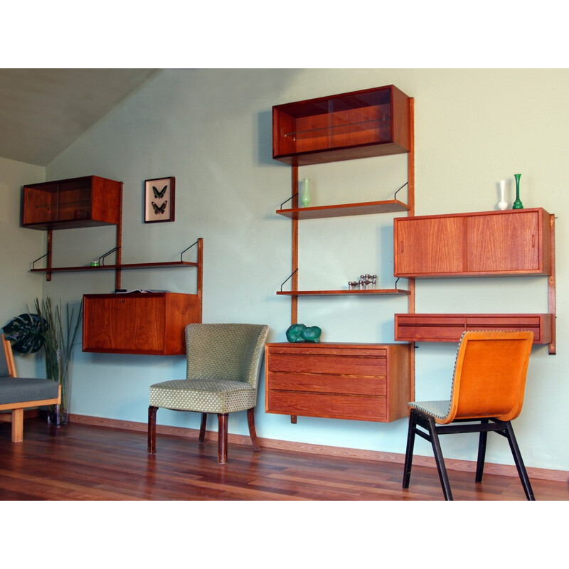 Waal shelves "Royal System", Poul CADOVIUS - 1950s