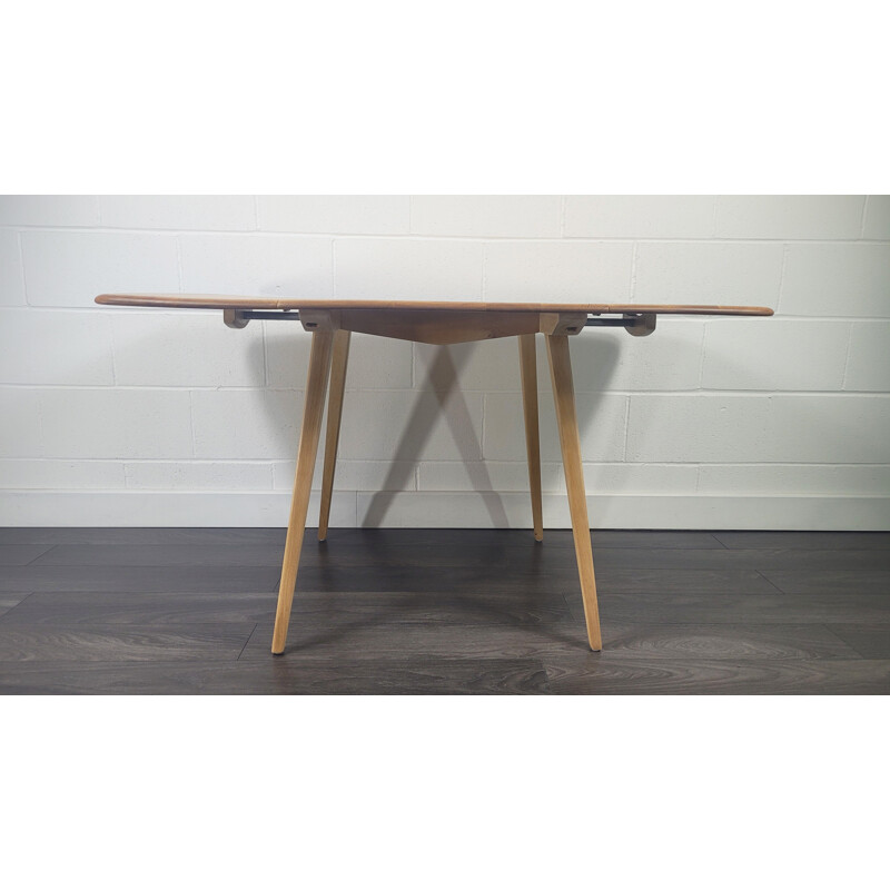 Vintage square drop leaf dining table by Ercol, 1960s