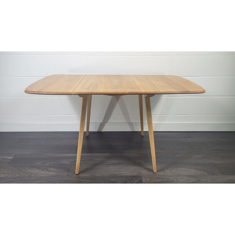 Vintage square drop leaf dining table by Ercol, 1960s