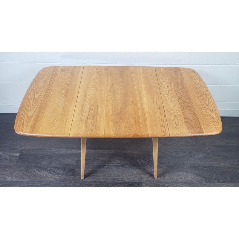 Vintage vierkante uittrekbare tafel van Ercol, 1960