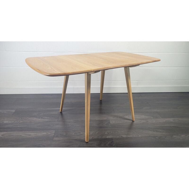 Vintage vierkante uittrekbare tafel van Ercol, 1960