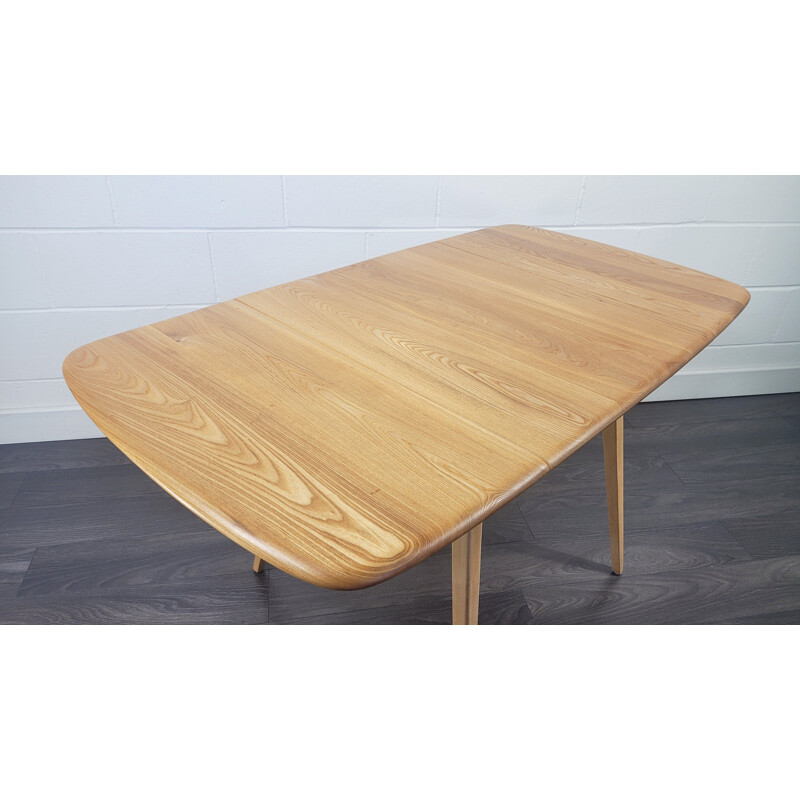 Vintage square drop leaf dining table by Ercol, 1960s