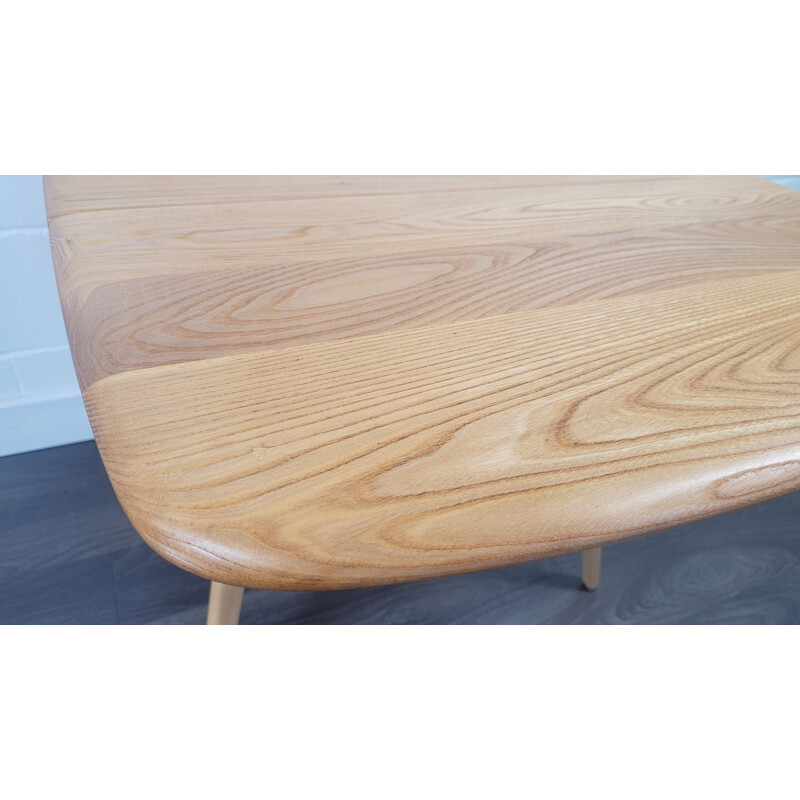 Vintage square drop leaf dining table by Ercol, 1960s