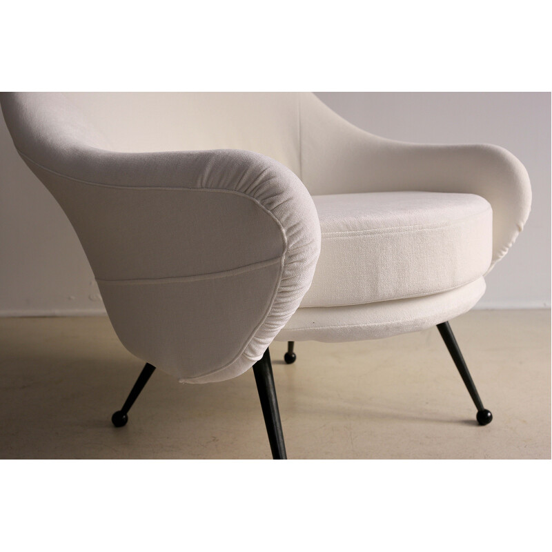 Vintage Martingala armchair by Marco Zanuso for Arflex, 1950