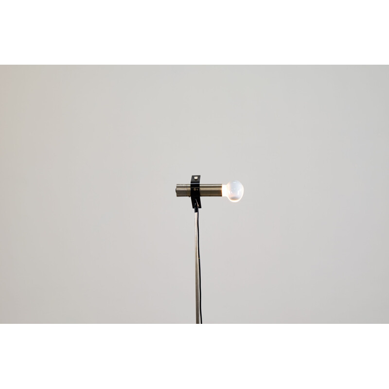 Vintage 399 metal floor lamp by Angelo Ostuni and Renato Forti for Oluce, Italy 1960