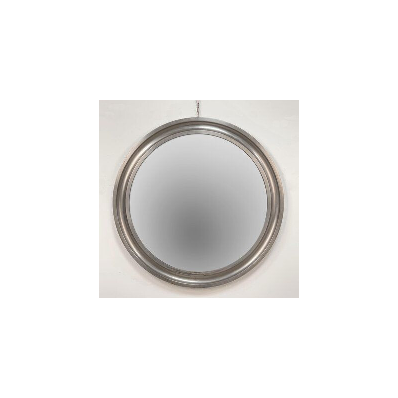 Vintage Narciso round wall mirror by Sergio Mazza for Artemide, 1960s