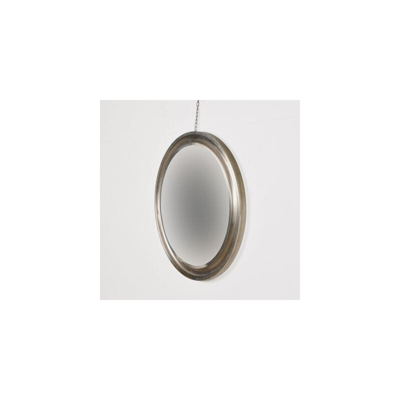 Vintage Narciso round wall mirror by Sergio Mazza for Artemide, 1960s